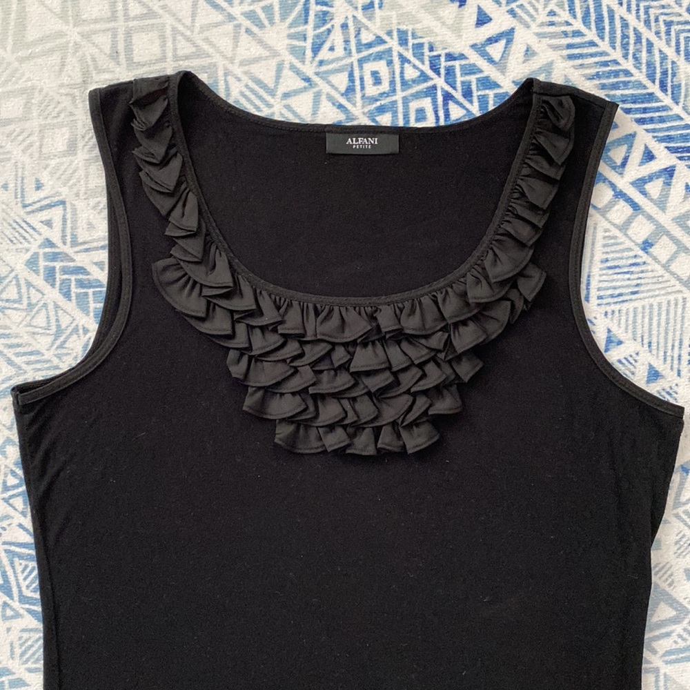 Alfani Ruffle Tank - Picture 2 of 3